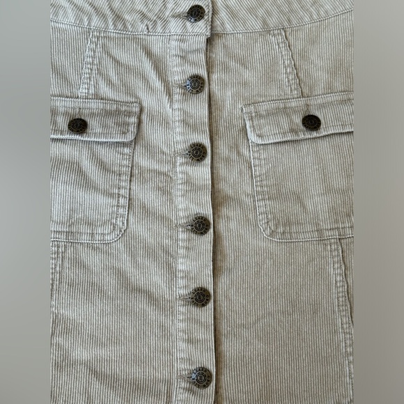 Element Eden Corduroy Button Down Mini Skirt - Picture 5 of 9